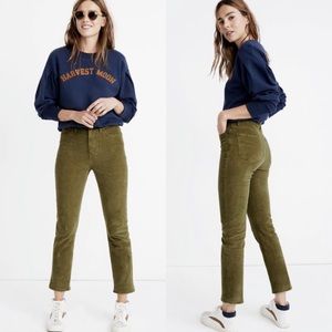 Madewell Classic Straight Jeans Corduroy Pants